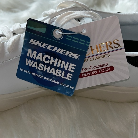 🆕 Skechers Court Classics Eden LX Beaming Glory White/Black  Women’s Shoes Sz 8 - Picture 15 of 15